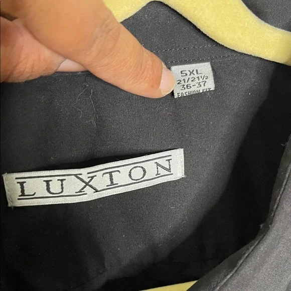 Black Button-Up Dress Shirt - Picture 2 of 7